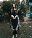 Black Eyed Embroidered 2pcs