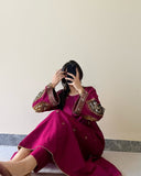 Zincorus 2-pieces Embroidered