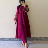 Zincorus 2-pieces Embroidered