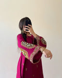 Zincorus 2-pieces Embroidered